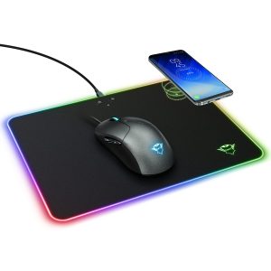 Trust GXT 750 Qlide RGB Mouse pad Qi