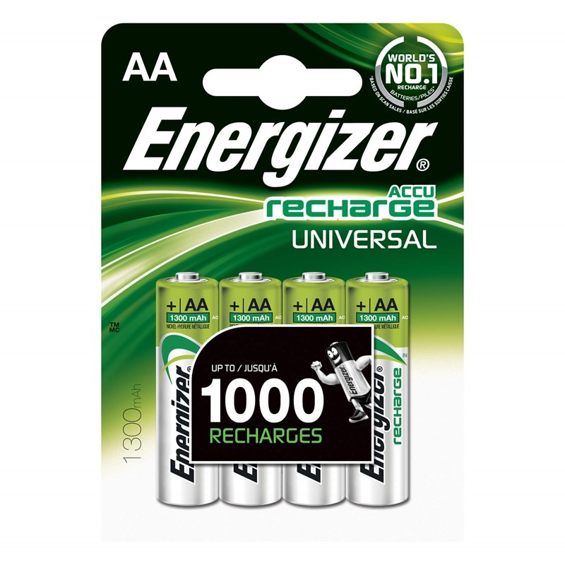 7638900268317_1 ENERGIZER Batteri AA/LR6 laddbart Ni-Mh 1300mAh 4-pack