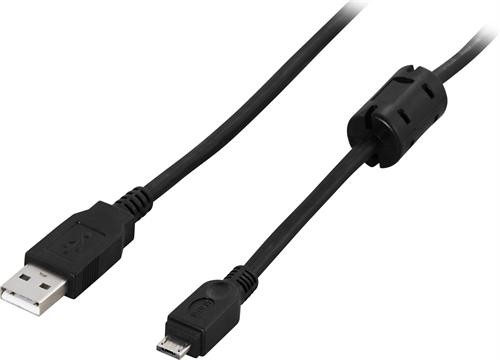 DELTACO USB 2.0 kabel Typ A ha – Typ Micro A ha