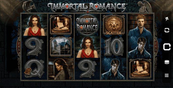 Immortal Romance Microgaming-spel